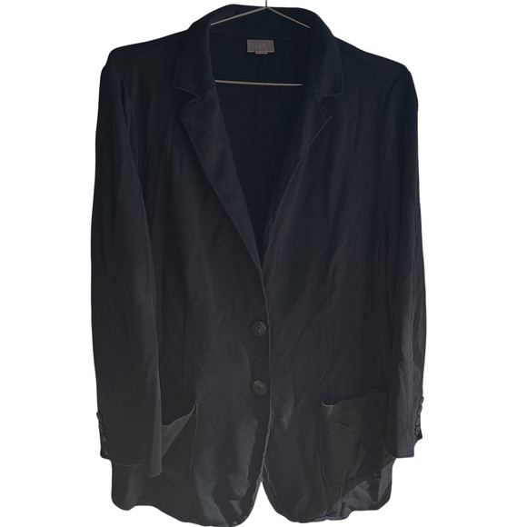 J. Jill Jackets & Blazers - J. JILL Rayon Wool Blazer Black Large